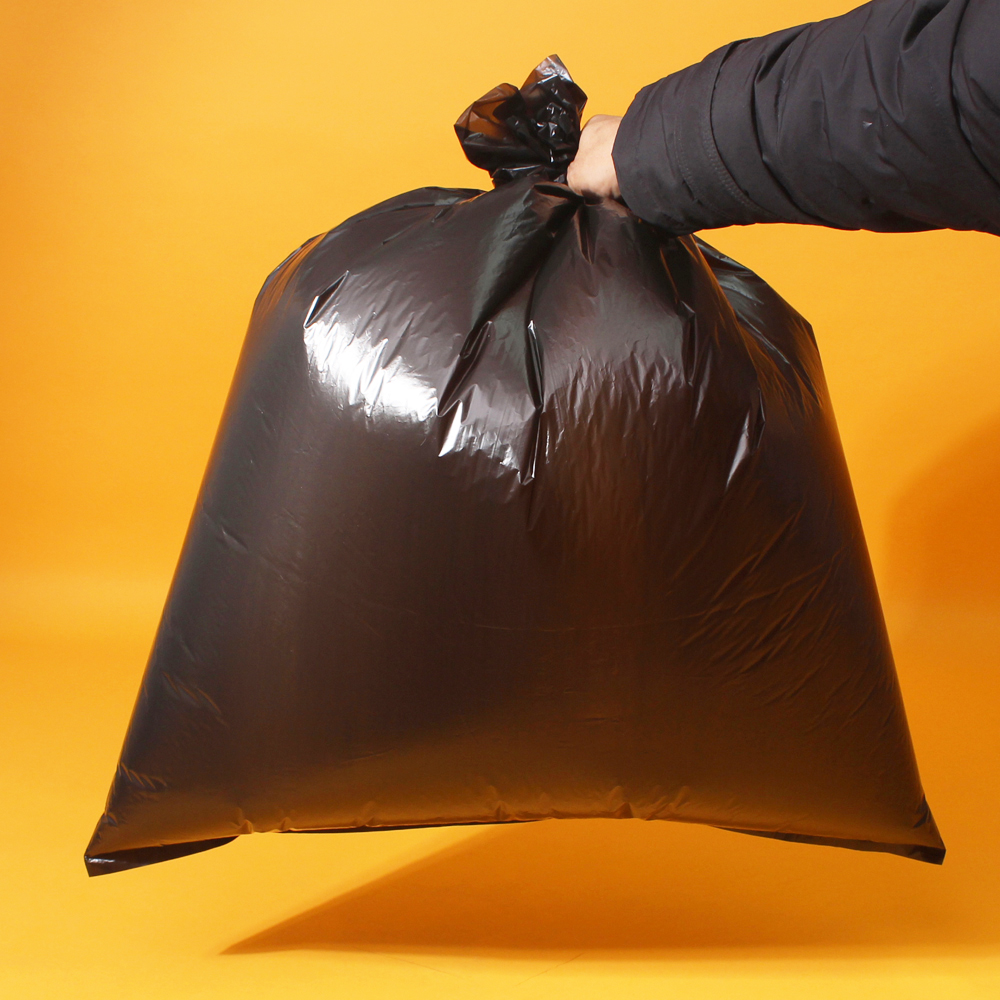 재활용봉투 영업용 소 검정 500장 80L 쓰레기 분리수거 비닐봉투